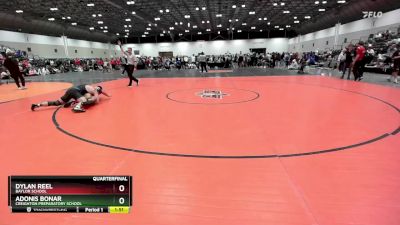 190 lbs Quarterfinal - Adonis Bonar, Creighton Preparatory School vs Dylan Reel, Baylor School