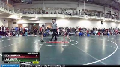 63 lbs Cons. Round 3 - Oscar Obregon, Bulldog Premier Wrestling Club vs Lane Kemper, Delta Wrestling Club Inc.