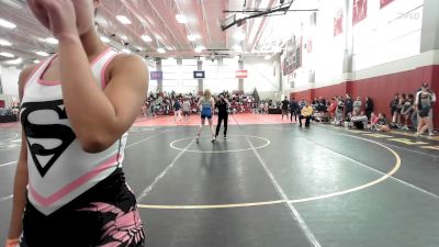 128 lbs Rr Rnd 1 - Victoria Lu, Scorpions vs Adriana Degroat, Metrowest United