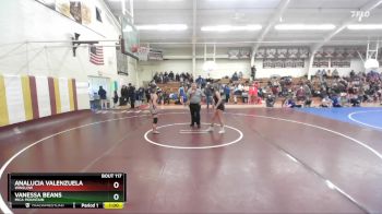 132 lbs Cons. Round 2 - Analucia Valenzuela, Winslow vs Vanessa Beans, Mica Mountain