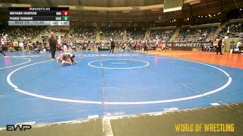 110 lbs 3rd Place - Bryher Horton, Moen Wrestling Academy vs Paris Turner, Rabbit Wrestling Club
