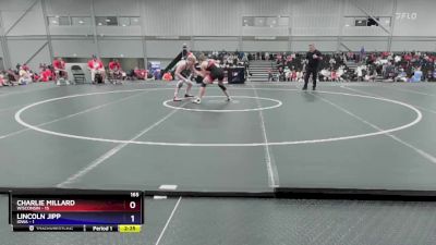 165 lbs Round 3 (8 Team) - Charlie Millard, Wisconsin vs Lincoln Jipp, Iowa