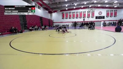 124 lbs Round 2 (3 Team) - Tiffany Yanagi, Mt. San Antonio College vs Elli Bryant, Fresno City College