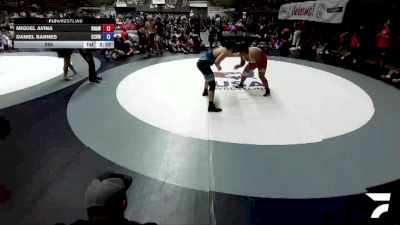 285 lbs Miguel Avina, NAWA - North Area Wrestling Association vs Daniel Barnes, CVWA - Central Valley Wrestling Association