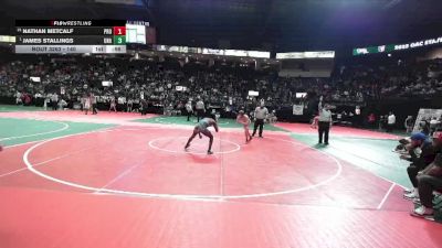 140 lbs Semifinal - James Stallings, Unattached vs Nathan Metcalf, PROA