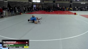 115 lbs Champ. Round 1 - Eli Phrakonkham, Fosston-Bagley Brawlers vs Ayden Koprek, Pipestone