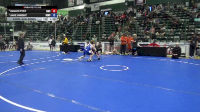 132 lbs Cons. Sub-semis - Elijah Hyet, Immortal Athletics Wrestling Club vs Jake Knight, Big Game Wrestling Club