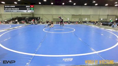 50 lbs Rr Rnd 5 - Olivia Jones, Super Girls K-6 Blue vs Livi-Ana Pacheco, Mojo K-6