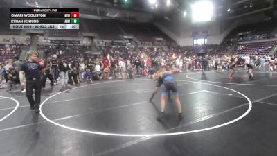 92-93.3 lbs Champ. Round 1 - Omari Wooliston, Knights Youth Wrestling vs Ethan Jenkins, Animal House Wrestling