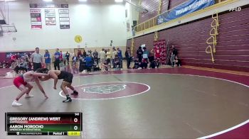 141 lbs Cons. Round 3 - Aaron Morocho, American International vs Gregory (Andrew) Wert, Shippensburg