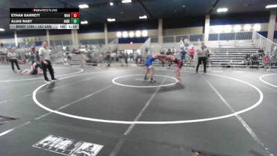 157 lbs Semifinal - Ethan Barrett, Nighthawk WC vs Alias Raby, Anderson Wrestling