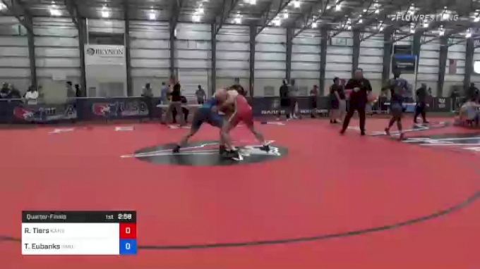 97 kg Quarterfinal - Ryan Tiers, Kansas vs Timothy Eubanks, NMU ...