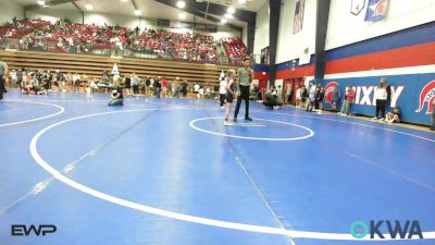 64 lbs Rr Rnd 2 - Nevalee Petty, Skiatook Youth Wrestling vs Louis Littleton, Collinsville Cardinal Youth Wrestling