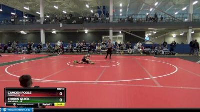 60 lbs Round 3 (6 Team) - Corbin Quick, Archbold vs Camden Poole, Carrollton