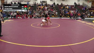 100 lbs 3rd Place Match - Kylee Tran, Tulsa Union High School vs Naiya Delos Santos, Taylor County HS