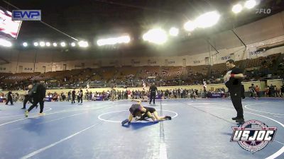 73 lbs Consi Of 4 - Khylen Sanderson, Wichita Training Center vs Jessen Madrid, Chickasha Youth Wrestling