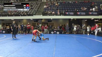 108 lbs Cons. Quarters - Aaron Schuett, MWC vs Kingston Simms, RTL