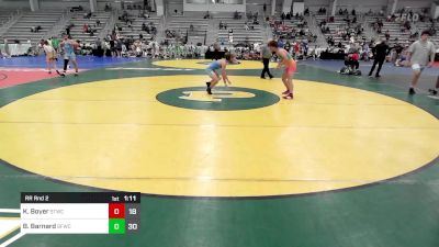 142 lbs Rr Rnd 2 - Kaiden Boyer, Shore Thing Beach vs Brant Barnard, Forge Skelly/Oberly