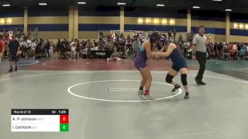 Match - Ananya Phonchana-Johnson, Great Basin Wrestling Club vs Isabella Camboia, Elk Grove Wrestling Academy