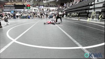 61 lbs Consi Of 4 - Nolan Elwell, Tuttle Wrestling vs Stetson Koch, Duncan Demon Wrestling