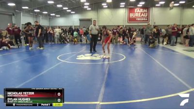 83 lbs Cons. Round 4 - Nicholas Yetzer, Noke Wrestling RTC vs Dylan Hughes, River City Wrestling LLC