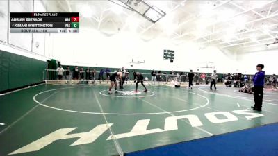 190 lbs Quarterfinal - Kimani Whittington, Pacific vs Adrian Estrada, Warren