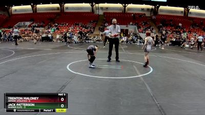 56 lbs Round 1 (8 Team) - Trenton Maloney, Armory Athletics vs Jack Patterson, Warner Elite