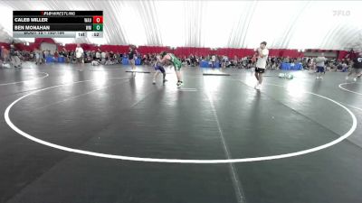 193-194 lbs Round 2 - Caleb Miller, Waunakee vs Ben Monahan, West Monona