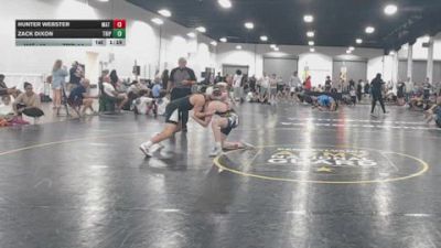 129 lbs Rr Rnd 2 - Hunter Webster, Mat Warriors Fire - BHSE vs Zack Dixon, Triple T Elite - BHSE