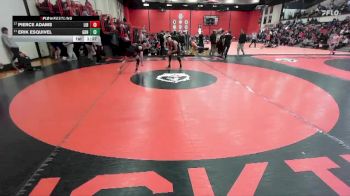 165 lbs Cons. Round 4 - Pierce Adams, LIBERTYVILLE vs Erik Esquivel, Carol Stream (GLENBARD NORTH)