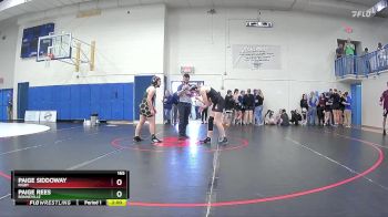 165 lbs Champ. Round 2 - Paige Rees, Bonneville vs Paige Siddoway, Rigby