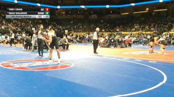 190 Class 4 lbs 1st Place Match - Trey Craig, Christian Brothers College vs Beau Waldron, Hickman