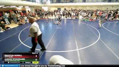 37-39 lbs Round 3 - Karson Schaugaard, Aviator Wrestling Club vs Brigston Morrill, South Sevier