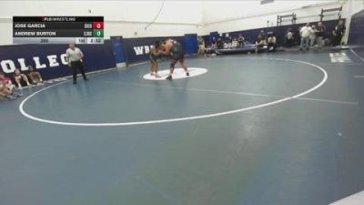 285 lbs Round 1 (16 Team) - Jose Garcia, Sierra College vs Andrew Burton, San Joaquin Delta College