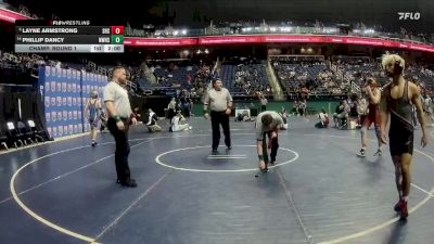 2A 132 lbs Champ. Round 1 - Layne Armstrong, Seaforth High School vs Phillip Dancy, North Wilkes High School