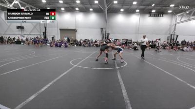 106 lbs Round 2 (6 Team) - Kristopher Kerr, Freakztyle Wrecking Crew Blue vs Brandon Grimaldi, New England Gold