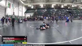 77 lbs Finals (2 Team) - Mathysin Marco, Nebraska Titans vs Bridger Robison, G.I. Grapplers Gold