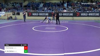 76 lbs Final - Isaiah Contrerez, Dark Cloud WC vs Kayden McClellan, Blue T Panthers