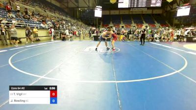 144 lbs Cons 64 #2 - Tripp Vigil, WY vs Jackson Rowling, NC