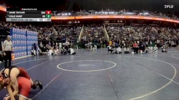 3A 120 lbs Quarterfinal - Cole Hunt, Jacksonville High School vs Zane Taylor, St. Stephens High School