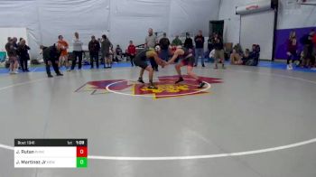 130 lbs Consolation - Jordan Rutan, Punxsutawney vs Josue Martinez Jr, New Kensington