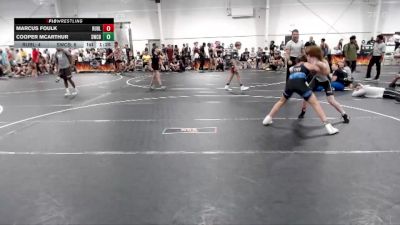 120 lbs Round 2 (4 Team) - Marcus Foulk, Reverence United Black vs Cooper McArthur, Storm Wrestling Center B