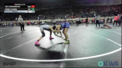 102 lbs Final - Talli Washington, Woodland Wrestling Club vs Yareli Flores, Raw Wrestling Club