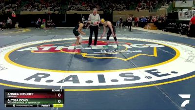 125 lbs Round 2 - Annika Emshoff, Frederick vs Alyssa Dong, Western School Of Technology