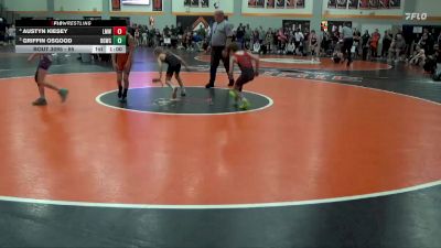 65 lbs Round 3 - Griffin Osgood, Big Game Wrestling Club vs Austyn Kiesey, LMWC