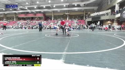 88 lbs Cons. Round 3 - Logan Duncan, WR - Topeka Blue Thunder vs Lance Vigil, Pomona Elite