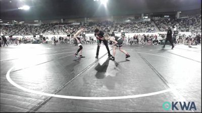100 lbs Round Of 16 - Vincent Gustason, Port City vs Minor Langford, Weatherford Youth Wrestling