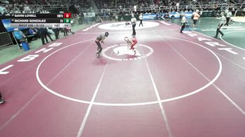 II-103 lbs Cons. Round 2 - Gavin Lovell, Owego Free Academy vs Richard Gonzalez, Eagle Academy