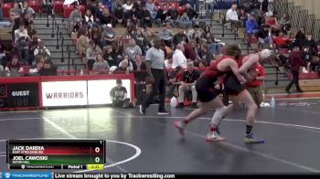 141 lbs Cons. Round 2 - Joel Cawoski, Seton Hill vs Jack Dardia, East Stroudsburg