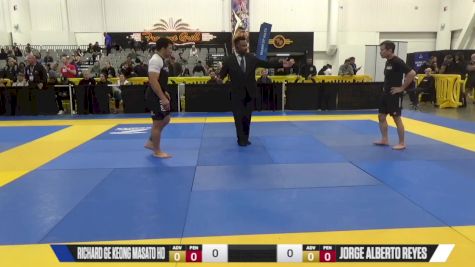 Jorge Alberto Reyes vs Richard Ge Keong Masato Ho 2024 World IBJJF Jiu-Jitsu No-Gi Championship